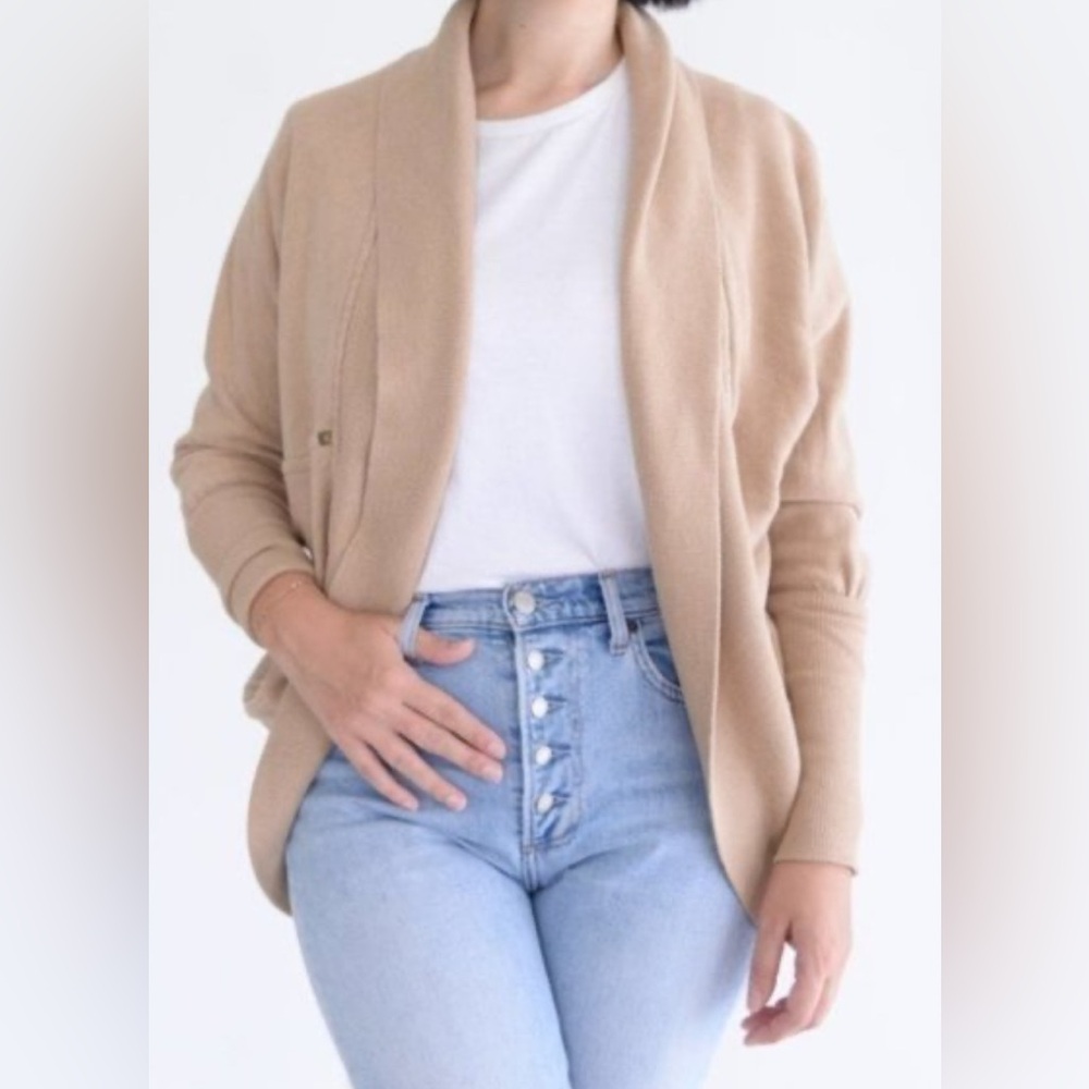 Wilfred Tan Cardigan Sweater